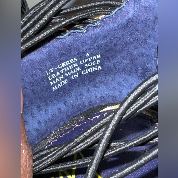 LONDON TRASH Ceres Cheetah Gold & Black Platform Heels 🐆 - Picture 4 of 10